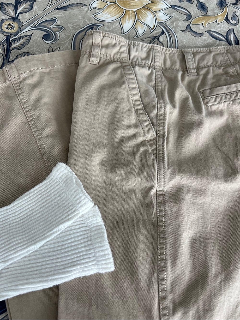 Eddie Bauer Light Khaki Women’s Chino BootCut Jeans